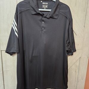 Adidas Black ClimaCool Polo Shirt XXL